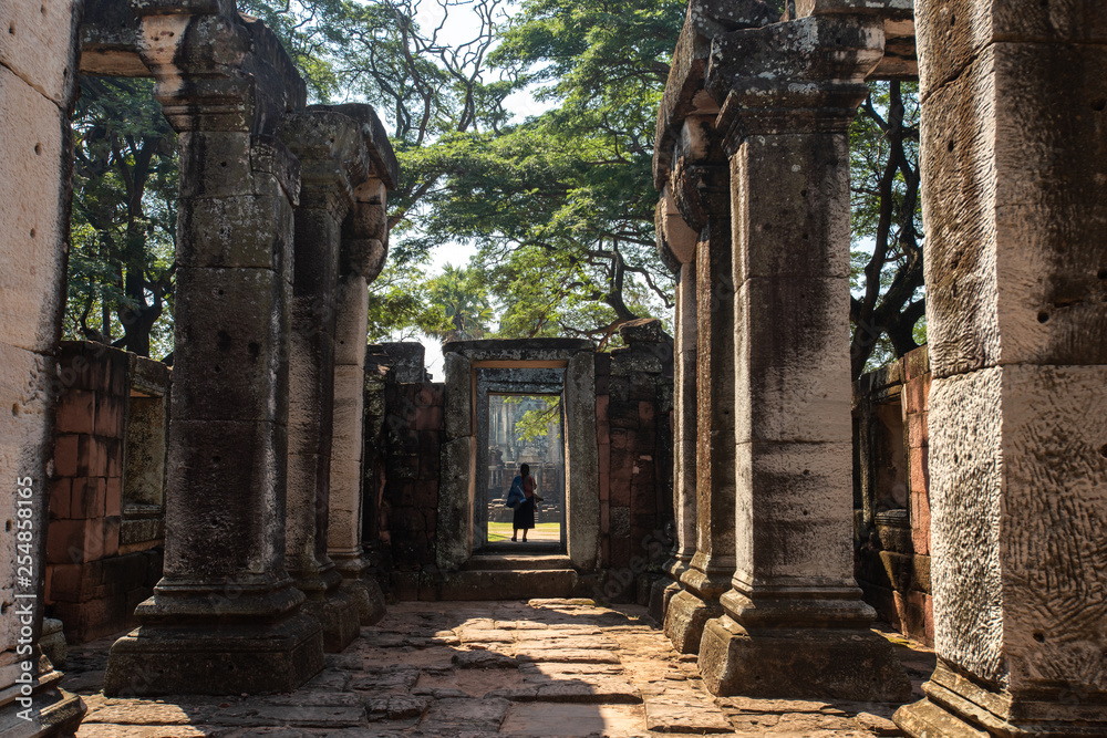 Phimai Historical park : historical park and ancient castle in Nakhon Ratchasima, Thailand. Phimai Historical park : historical park and ancient castle in Nakhon Ratchasima, Thailand.