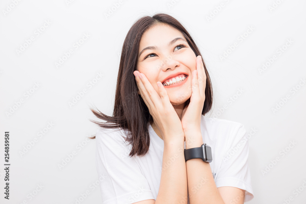 Happy young beautiful asian business women Happy young beautiful asian business women