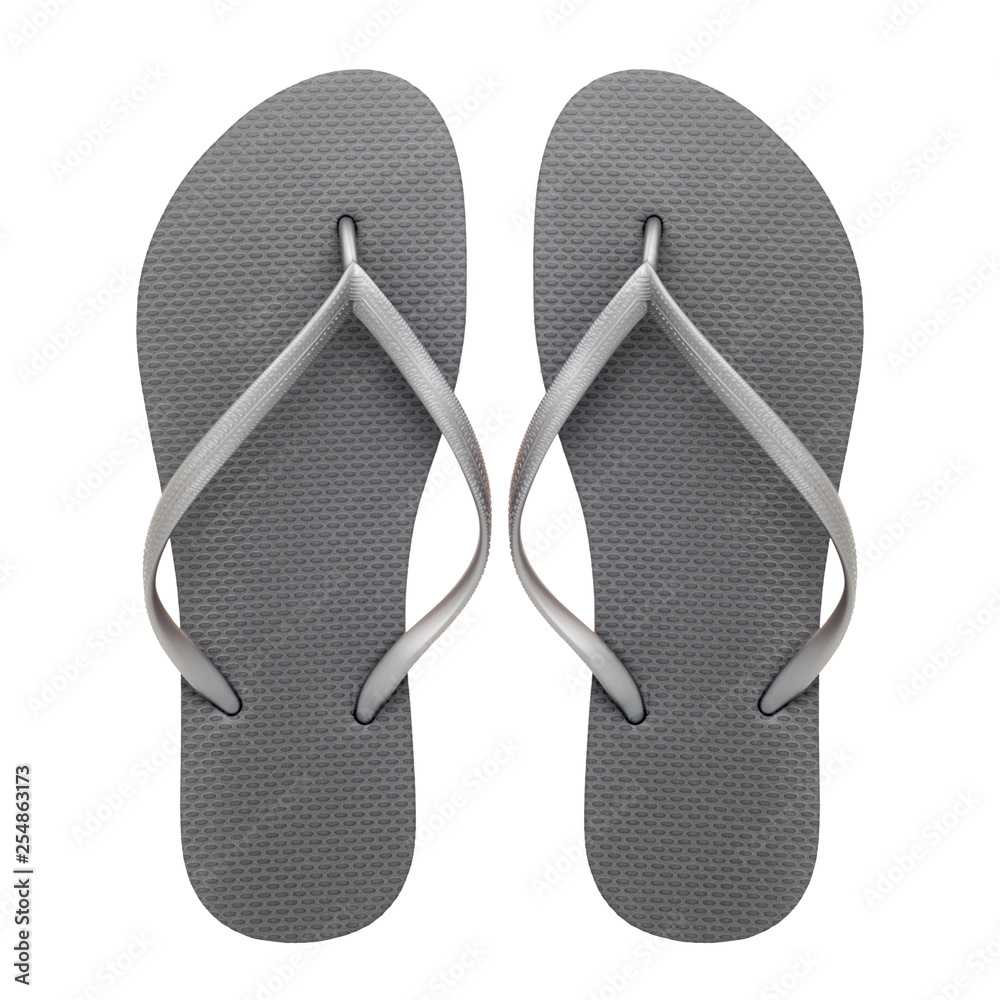 Rubber flip-flops isolated Rubber flip-flops isolated