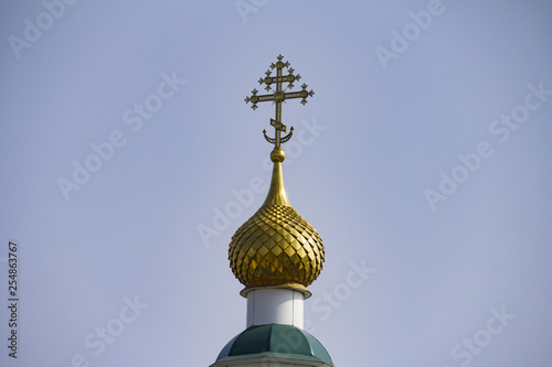 dome of the church with a cross