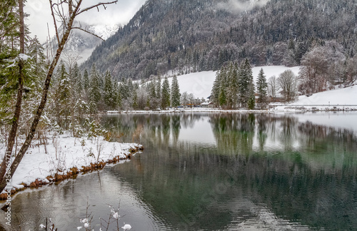 Hintersee at winter time photo