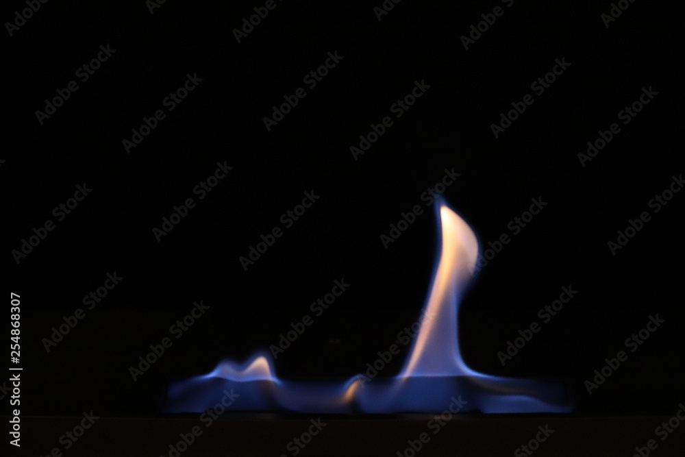 Fire in the fireplace Fire in the fireplace