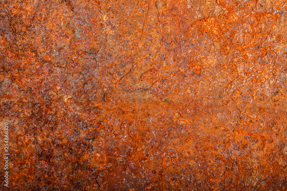 sheet of rusty metal. old oxidized background sheet of rusty metal. old oxidized background