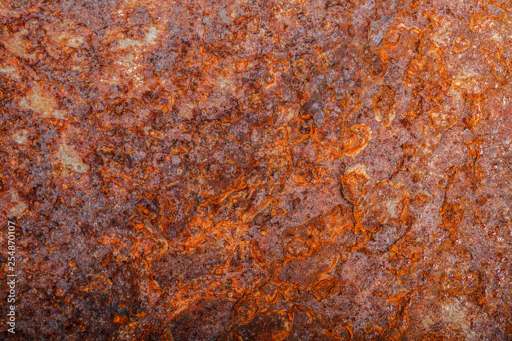 sheet of rusty metal. old oxidized background sheet of rusty metal. old oxidized background