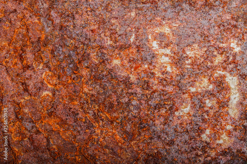 sheet of rusty metal. old oxidized background