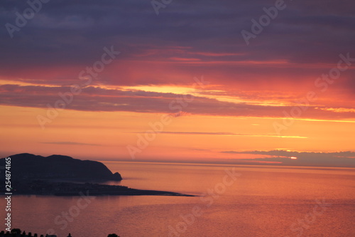 Sunset at sea © Dan