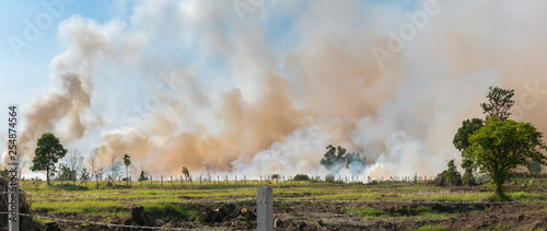 Burning Farm Fields photo