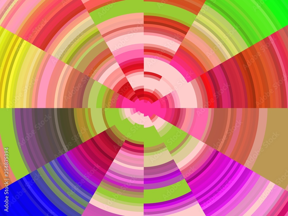 Pink green spiral circular abstract shapes, hypnotic abstract texture and background Pink green spiral circular abstract shapes, hypnotic abstract texture and background