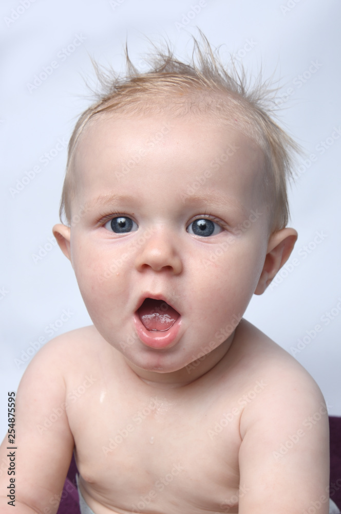 Baby in bath