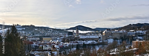 View of the town of Czech Krumlov, registered in the UNESCO World Heritage List, Slide-City