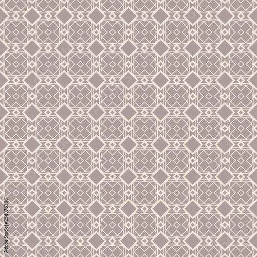 Bright And Colorful Backgrounds Or Digital Papers. Backdrop. Vector Illustration. For Design, Wallpaper, Fashion, Print. Seamless Pattern With Abstract Geometric Style. Light brown color