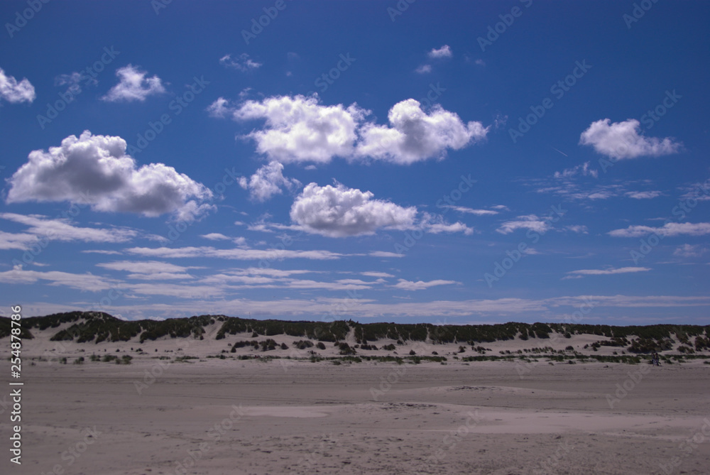 Dunes with a Cloudy Sky
