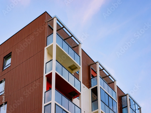 Apartment home residential building real estate copy space