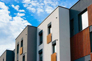 Modern Apartment houses homes residential buildings complex real estate