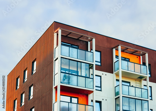 Apartment house residential building real estate