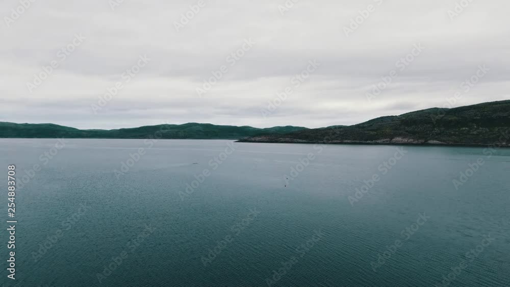 Flight over the tundra and lakes. Kola Peninsula, Russia. Flight over the tundra and lakes. Kola Peninsula, Russia.