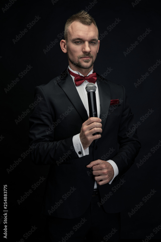 man with a glass of red wine man with a glass of red wine