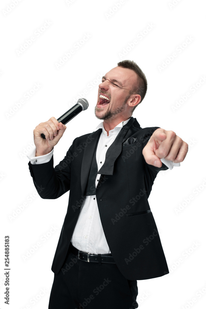 man with gun isolated on white man with gun isolated on white