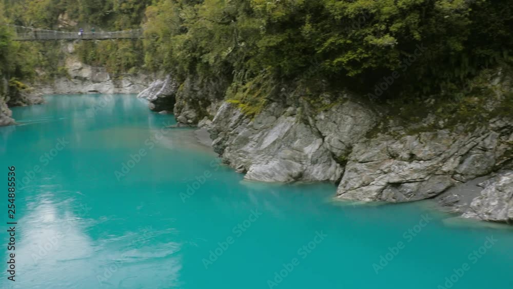 Blue water and rocks, Hokitika Gorge Scenic Reserve, South Island New Zealand Blue water and rocks, Hokitika Gorge Scenic Reserve, South Island New Zealand
