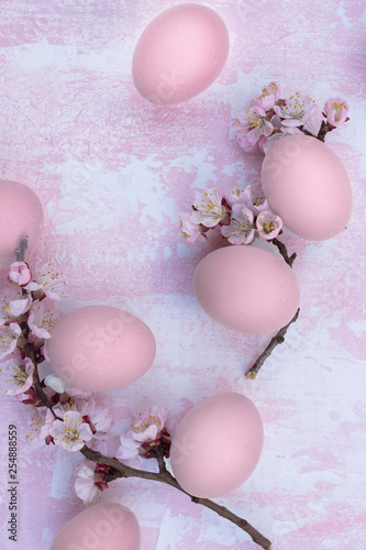 Pastel Easter eggs.