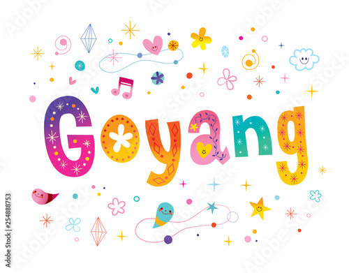 Goyang city in South Korea