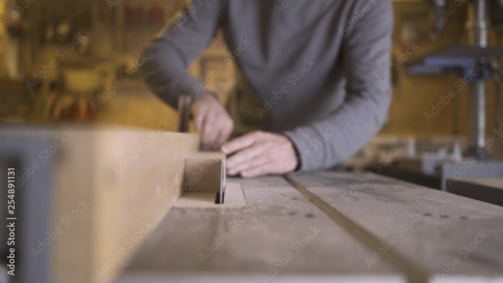Woodworking in shed Woodworking in shed