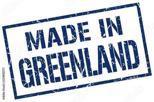 made in Greenland stamp