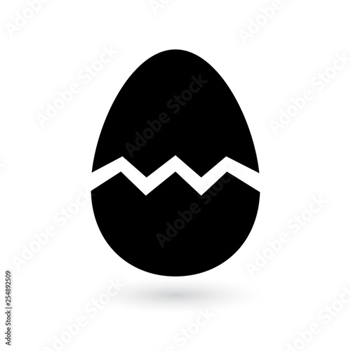 Broken egg icon
