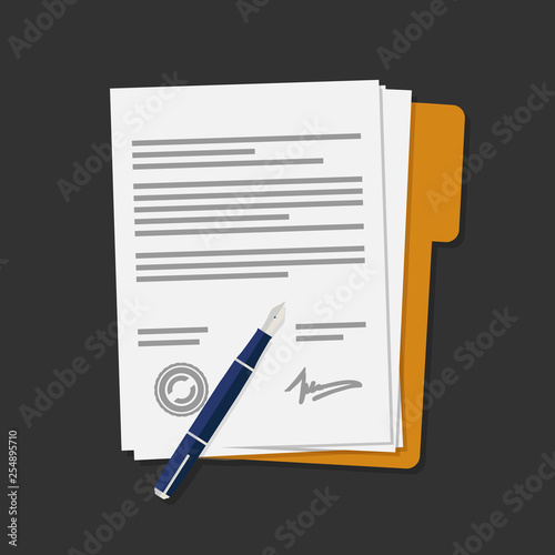 Contract papers or documents