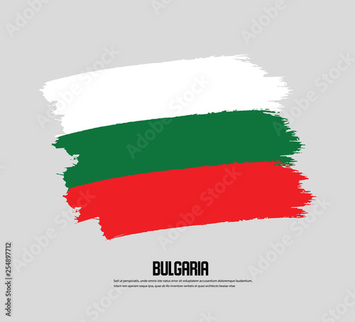 Flag of bulgaria vector