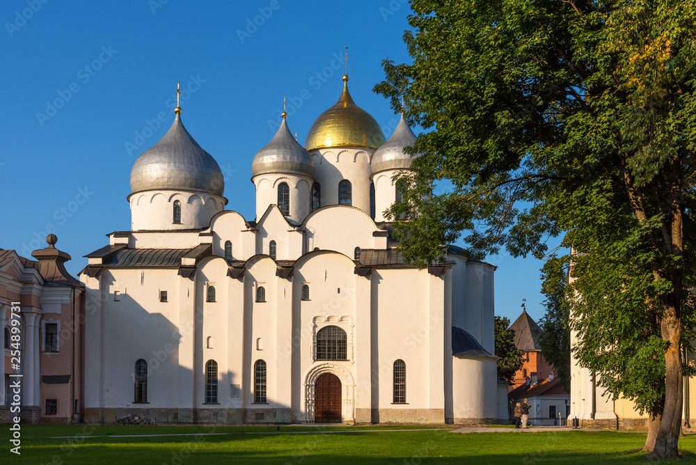 Cathedral of St. Sophia in Veliky Novgorod, Russia.
