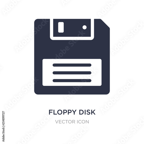floppy disk upside down icon on white background. Simple element illustration from Hardware concept.