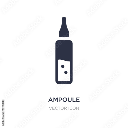 ampoule icon on white background. Simple element illustration from Health and medical concept.