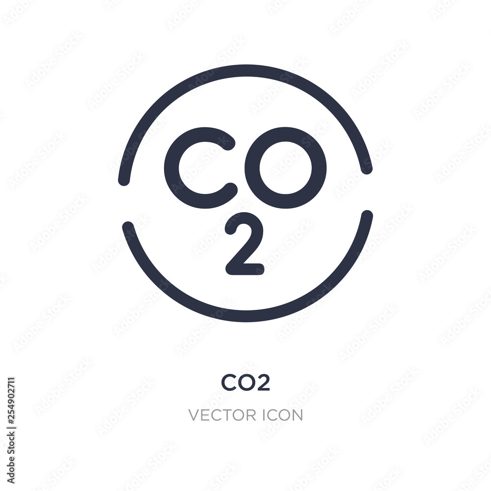 co2 icon on white background. Simple element illustration from Maps and Flags concept. co2 icon on white background. Simple element illustration from Maps and Flags concept.