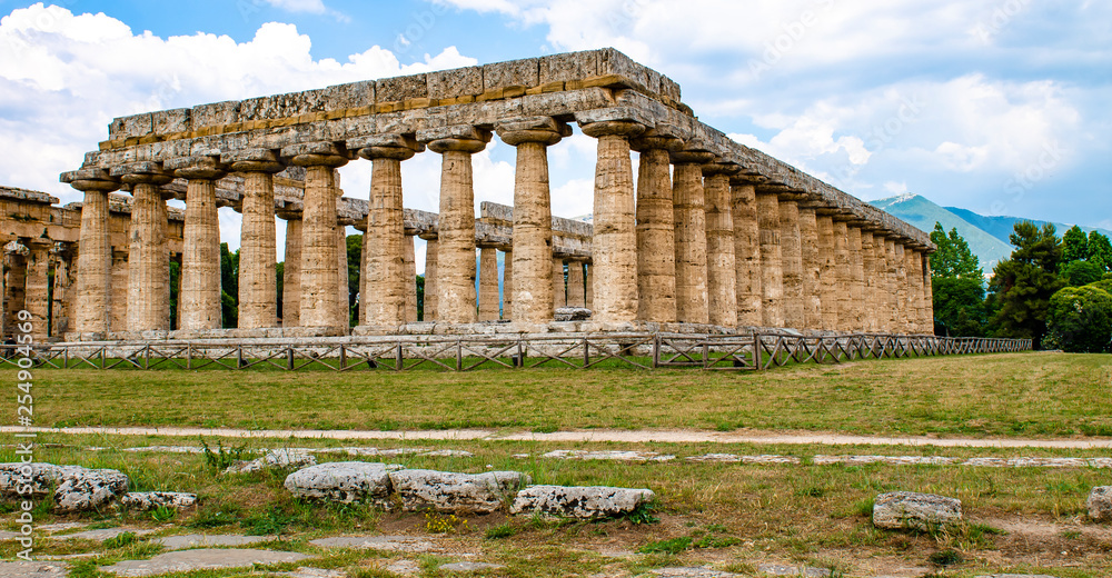 Temple of Hera the famous Paestum