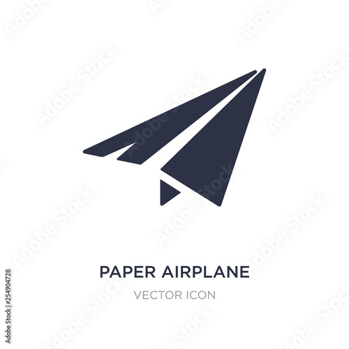 Free Download paper airplane icon on white background. Simple element illustration from Other concept. - GFXLoad