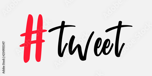 tweet hashtag symbol