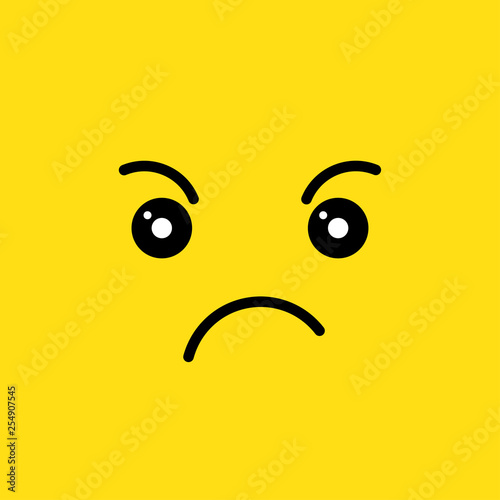angry face