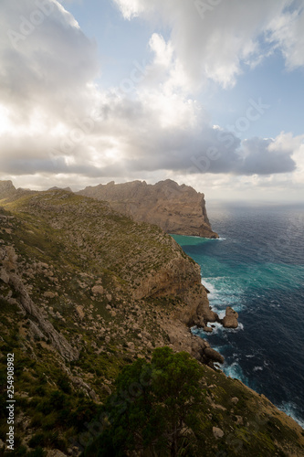 Mallorca landscape in mountains