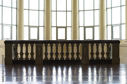 beautiful classic windows at the museum photo