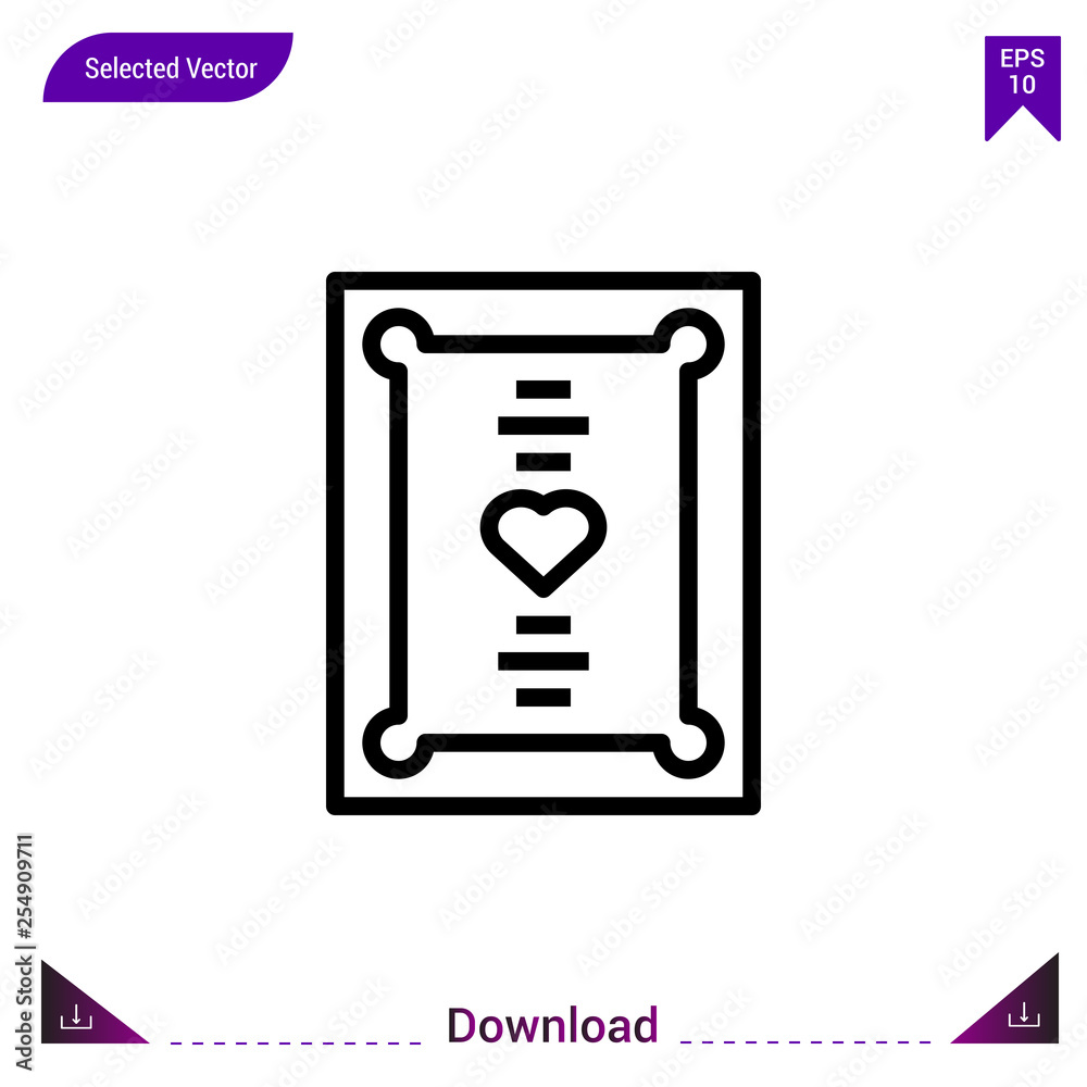wedding-invitation vector icon. Best modern, simple, isolated, flat icon for website design or mobile applications, UI / UX design vector format wedding-invitation vector icon. Best modern, simple, isolated, flat icon for website design or mobile applications, UI / UX design vector format
