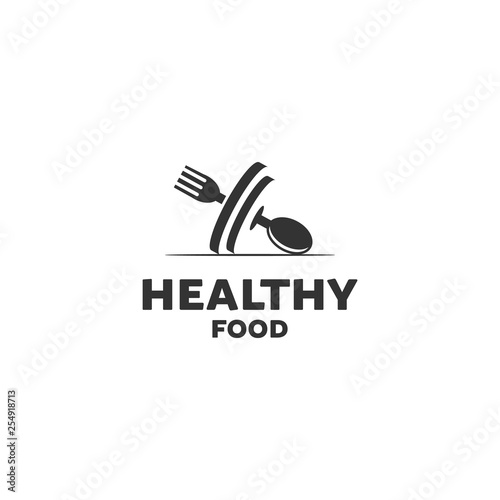 healthy food logo designs