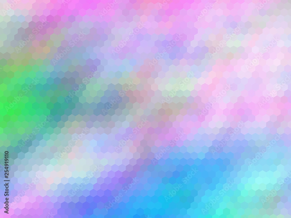 New multicolor background. Abstract illustration. Hexagonally pixeled New multicolor background. Abstract illustration. Hexagonally pixeled
