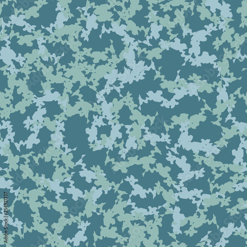 Marine camouflage of various shades of blue colors