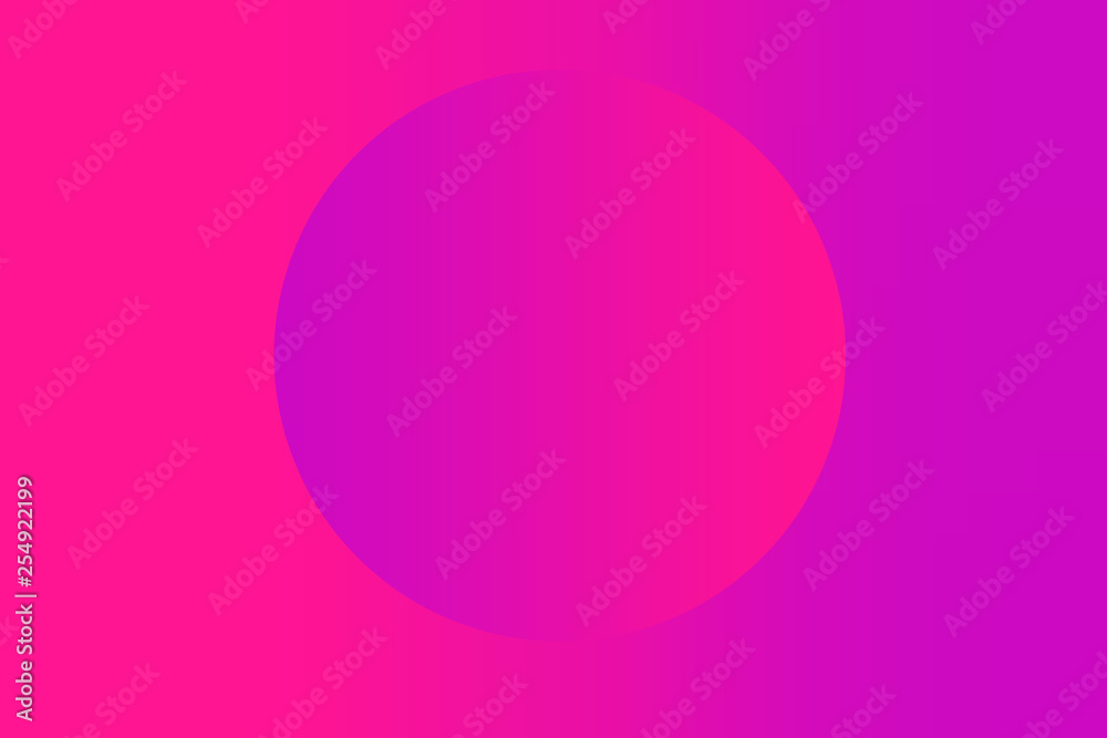 Futuristic cyberpunk neon abstract digital background with shape circle for design. Theme color transitions: purple, blue, and pink duotone gradients, retrowave 80s-90s aesthetics