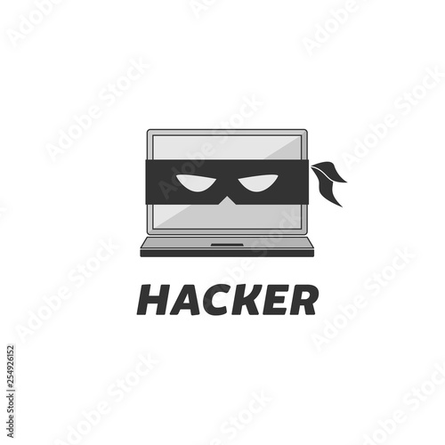 hacker logo design