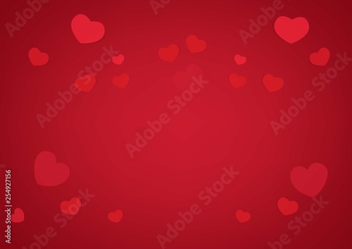 Happy Valentine's days of background. vector illustration © photoraidz