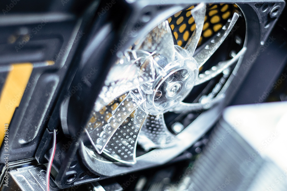 computer hot air cooler Stock Photo | Adobe Stock