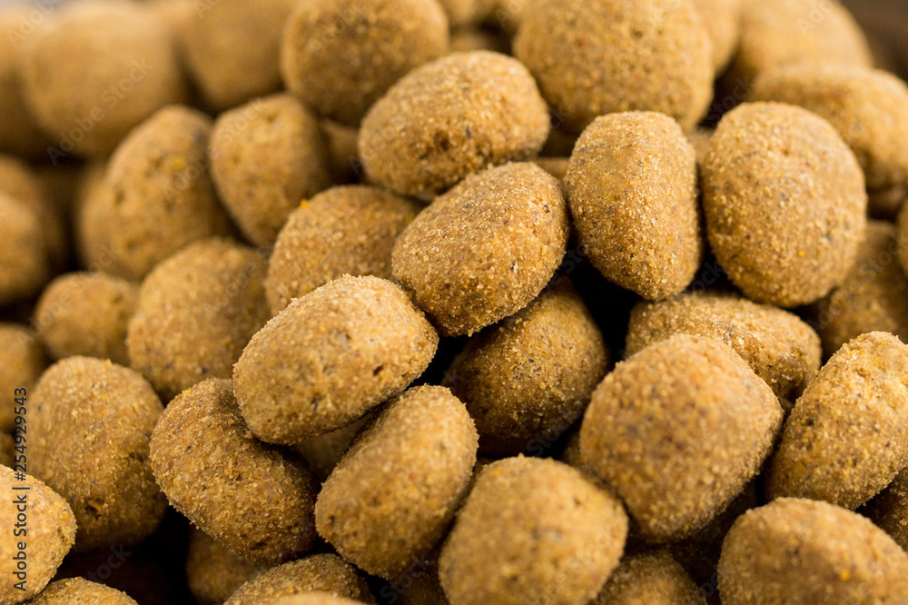 Dry dog food. Useful and fast food for animals. Feeding pets. Dry dog food. Useful and fast food for animals. Feeding pets.