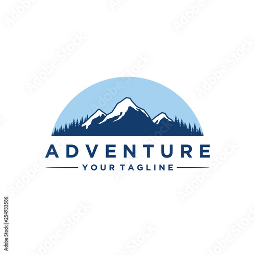 mountain and adventures logo designs